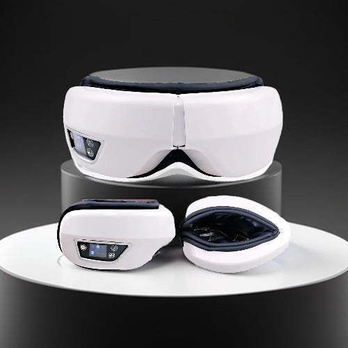 Smart Eye Massage Device with Vibration, Airbag Compression, Bluetooth Music, and Sleep Mask for Eye Relaxation and Fatigue Relief